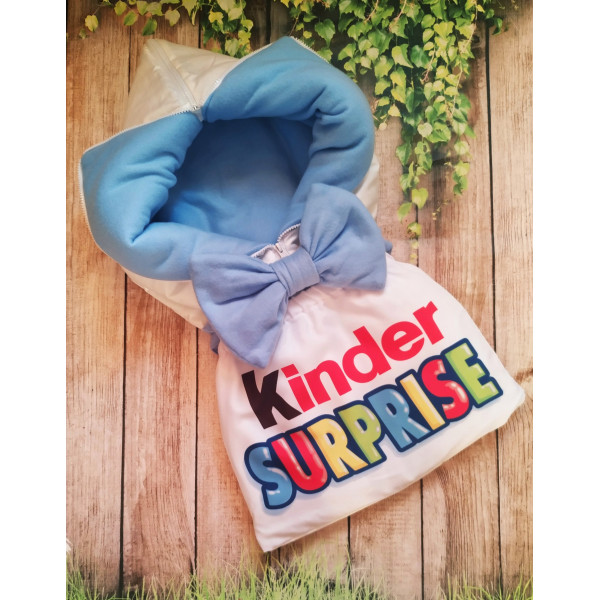 Конверт Kinder блакитний