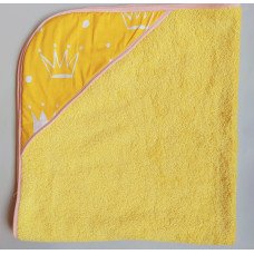 Corner for bathing yellow crown