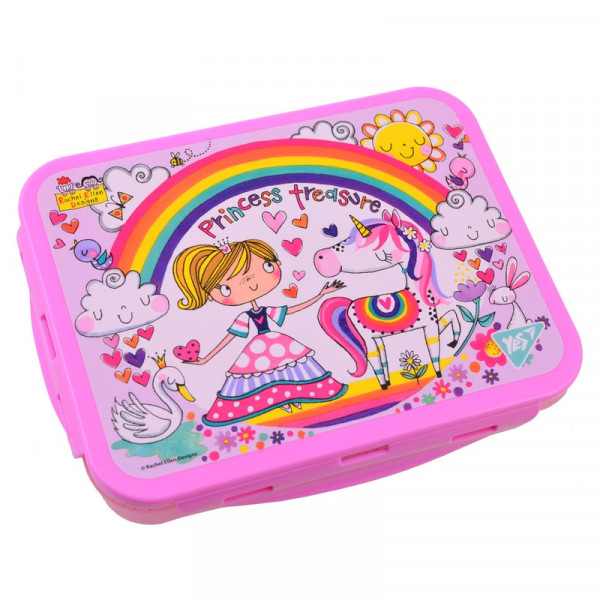 Rachel Unicorn 1000 ml food container with spoon and fork