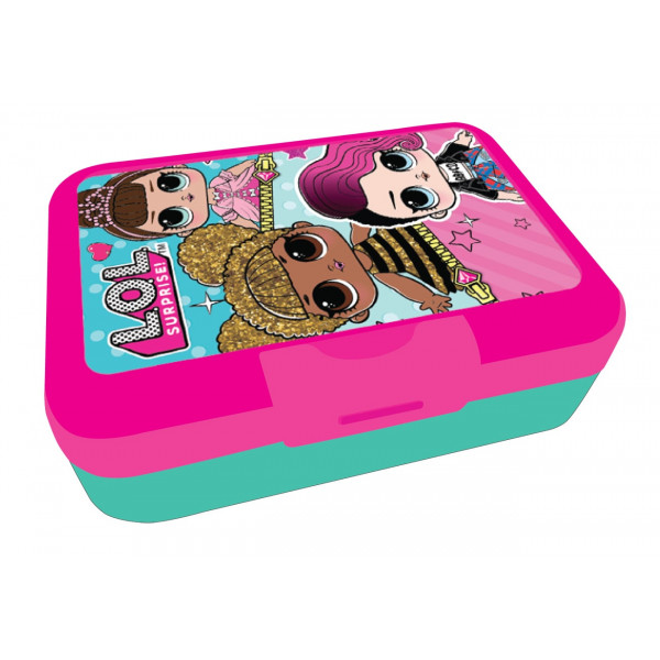 LOL Juicy food container 450 ml with spoon and fork