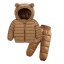 Demi-season set (jacket + pants) for children, Ears, brown