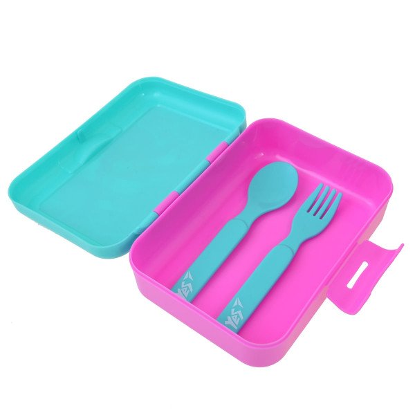 Food container Sofia The First 450 ml with spoon and fork