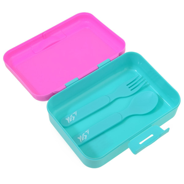 Barbie food container 450 ml with spoon and fork