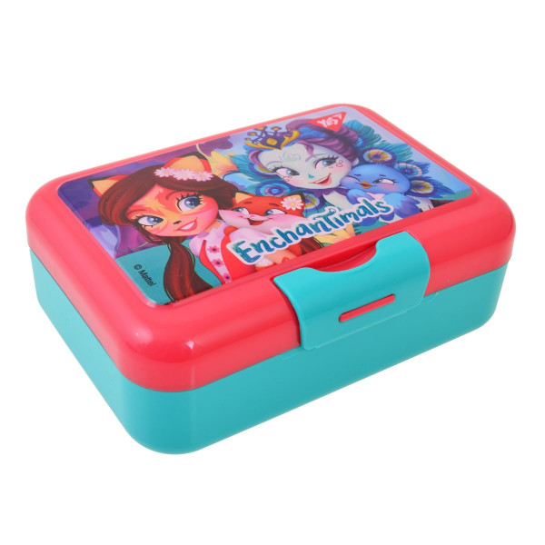 Enchantimals 450 ml food container with spoon and fork