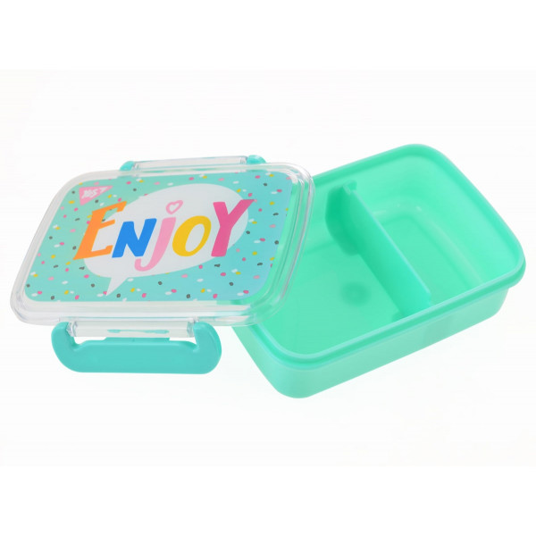 Enjoy 420 ml food container with divider