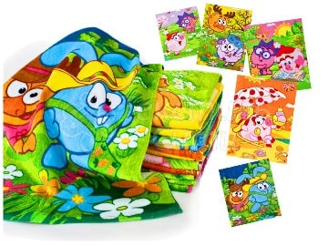 photo of baby towels